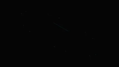 Minimalist white outline of an anchor floating in a dark void background Stock Footage 339617218