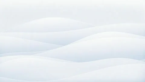 Minimalist white paper cut waves drift in a seamless loop 스톡 동영상 342949240