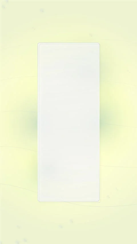 Minimalist White Rectangle on Soft Yellow Gradient Background with Subtle T.. Stock Footage 347071313