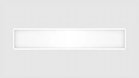 Minimalist White Rectangle Text Box with Alpha Channel Stock Footage 333895868