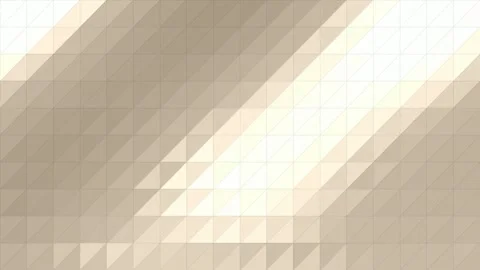 Minimalist Off-White Sand Beige Abstract Triangle Low Poly Wave Loop Stock Footage 346647823