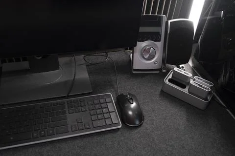 Minimalist Workplace. Stock Photos