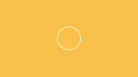 Minimalist Yellow and White Circle Design with Simple Geometric Patterns 스톡 동영상 341926455