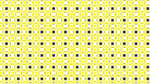 Minimalist Yellow Dot Grid Pattern Cyber Motion Loop Stock Footage 341609080