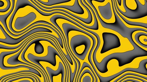 Minimalist yellow gradient wave pattern loop background animation. Stock Footage 316495448