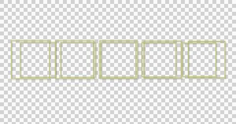 Minimalist yellow rectangles on black background Illustrazione stock