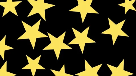 Minimalist Yellow star seamless pattern 库存影片 335017846