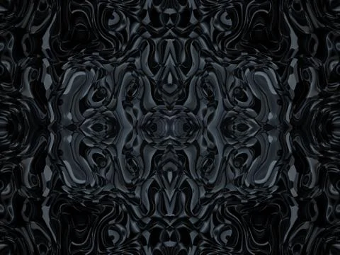 Minimalistic 3d abstract background snake skin dark silver Stock Illustration