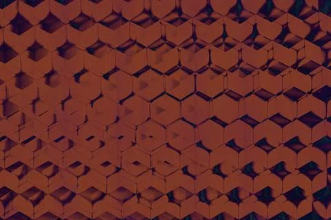 Minimalistic 3d abstract background snake skin dark red qub Stock Illustration