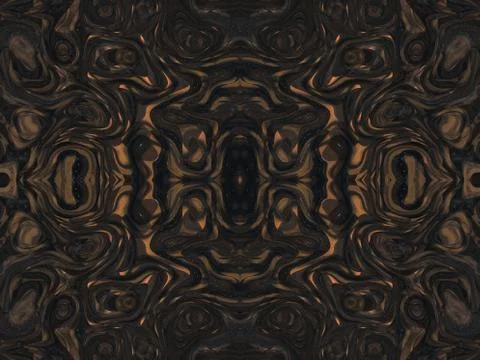 Minimalistic 3d abstract background snake skin bronze Stock Illustration