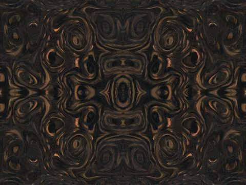 Minimalistic 3d abstract background snake skin bronze Stock Illustration