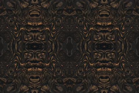 Minimalistic 3d abstract background snake skin bronze Stock Illustration
