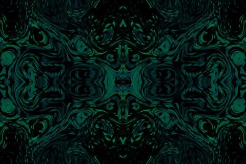 Minimalistic 3d abstract background snake skin dark green Stock Illustration