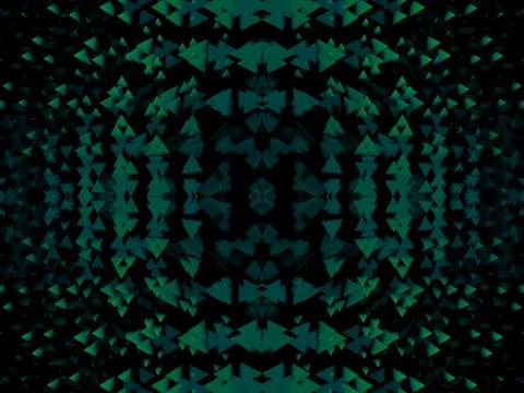 Minimalistic 3d abstract background snake skin dark green Stock Illustration