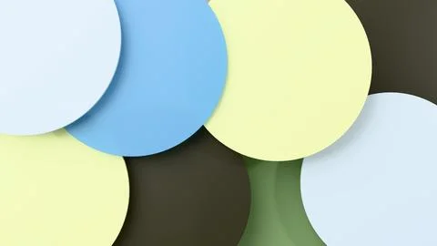 A minimalistic 3D background with shaped elements creates a dynamic geometr.. Illustrazione stock