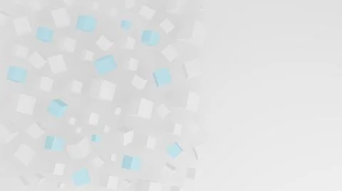 Minimalistic 3D illustration with a space for a message Illustrazione stock