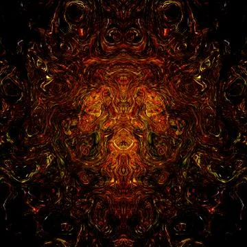 Minimalistic abstract background fire flame animal faces Stock Illustration