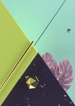 Minimalistic abstract design, composition consisting of chaotically scattered 스톡 일러스트