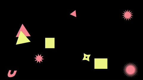 Minimalistic abstract geometric pattern. Stock Footage 230237595