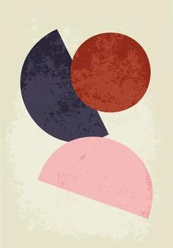 Minimalistic. Abstract modern poster Stock Illustration