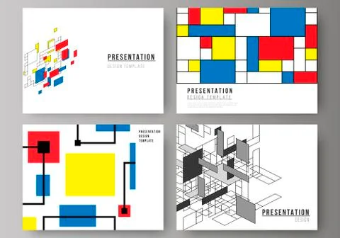 The minimalistic abstract vector editable layout of the presentation slides Stock Illustration