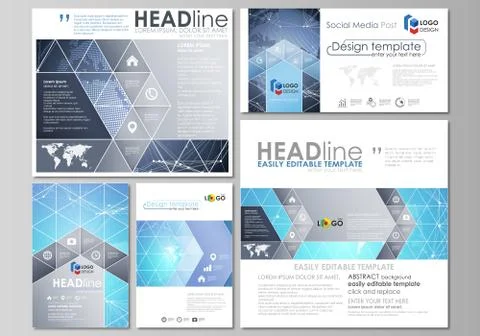 The minimalistic abstract vector illustration of the editable layout of modern Stock Illustration