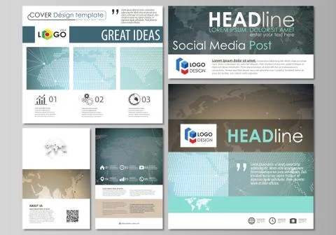 The minimalistic abstract vector illustration of the editable layout of modern Stock Illustration