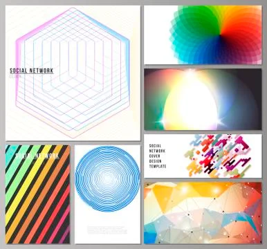 The minimalistic abstract vector illustration of the editable layouts of modern Stock Illustration