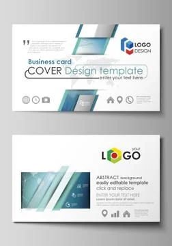The minimalistic abstract vector illustration of the editable layout of two 스톡 일러스트