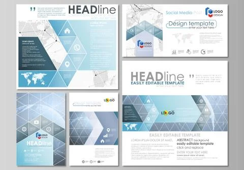 The minimalistic abstract vector illustration of the editable layout of moder Stock Illustration