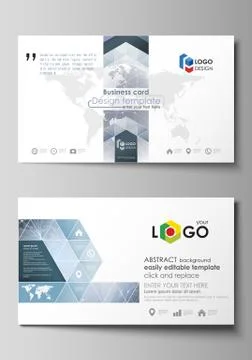 The minimalistic abstract vector illustration of the editable layout of two 스톡 일러스트