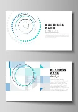 The minimalistic abstract vector illustration of the editable layout of two Stock Illustration