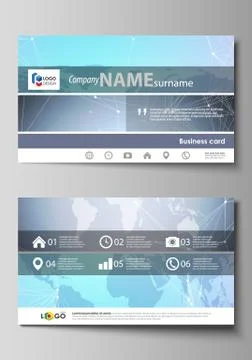 The minimalistic abstract vector illustration of the editable layout of two Stock Illustration