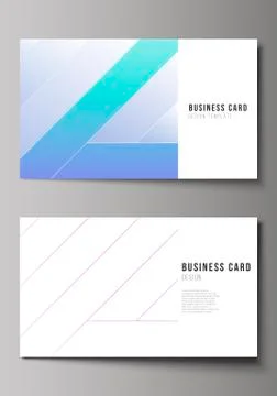 The minimalistic abstract vector illustration of the editable layout of two Stock Illustration