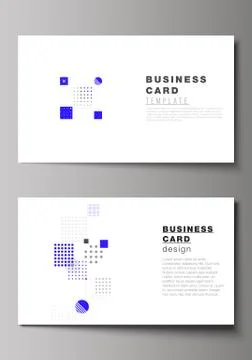 The minimalistic abstract vector illustration of the editable layout of two Stock Illustration
