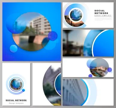 The minimalistic abstract vector illustration of the editable layouts of modern Stock Illustration