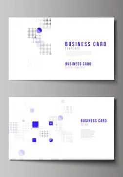 The minimalistic abstract vector illustration of the editable layout of two Stock Illustration