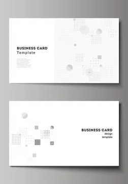 The minimalistic abstract vector illustration of the editable layout of two イラスト素材