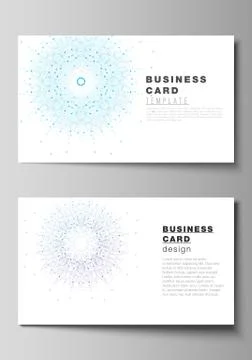 The minimalistic abstract vector illustration layout of two creative business 스톡 일러스트