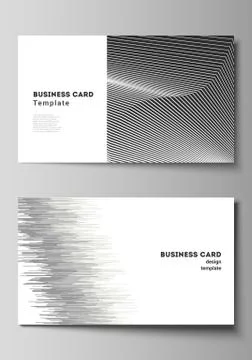 The minimalistic abstract vector illustration layout of two creative business Stock Illustration