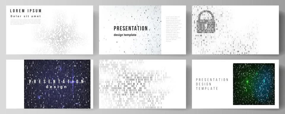 The minimalistic abstract vector layout of the presentation slides design bus 库存插图