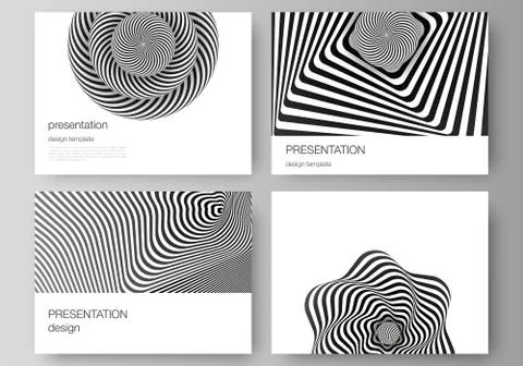 The minimalistic abstract vector layout of the presentation slides design Stock Illustration