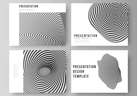 The minimalistic abstract vector layout of the presentation slides design Stock Illustration