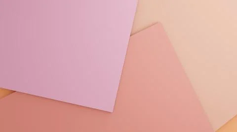 Minimalistic background formed by layers of different colors. 3D illustration イラスト素材