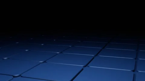 Minimalistic background with light movement, geometry, tile, blue, 3d rendering Stock Footage 240533010