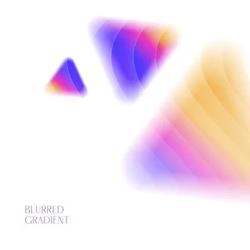 Minimalistic banner template background with brulled abstract triangles. Dynamic Stock Illustration