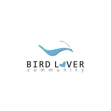 Minimalistic birds Stock Illustration