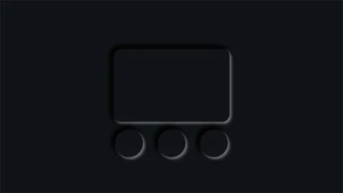 Minimalistic black background with blank frame and copy space. Stock-Footage 264567752