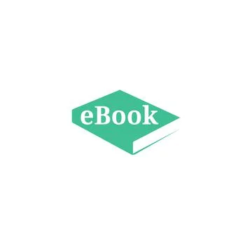 Minimalistic book cover. Vector logo. Educational Portal. Knowledge symbol and Stock Illustration