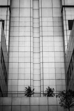 Minimalistic building Stock Photos